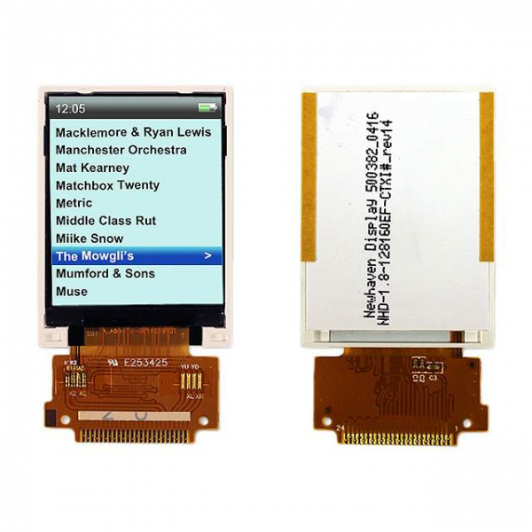 NHD-1.8-128160EF-CTXI# P1